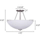 Canarm - New Yorker Semi Flush Mount - Lights Canada