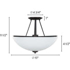 Canarm - New Yorker Semi Flush Mount - Lights Canada