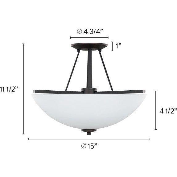 Canarm - New Yorker Semi Flush Mount - Lights Canada