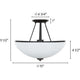Canarm - New Yorker Semi Flush Mount - Lights Canada