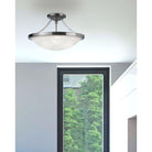 Canarm - Alabaster Semi Flush Mount - Lights Canada