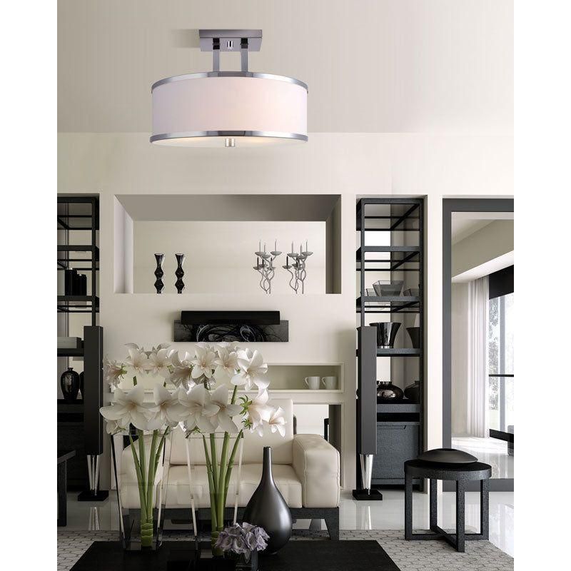 Canarm - Amelia Semi Flush Mount - Lights Canada