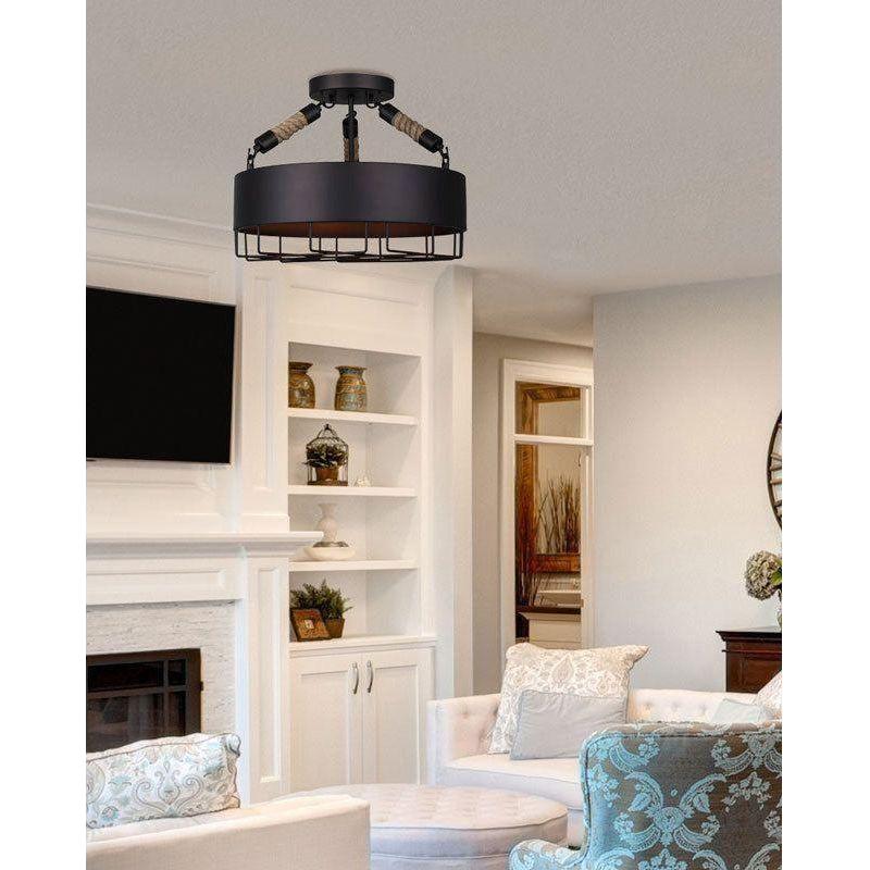 Canarm - Portsmouth Semi Flush Mount - Lights Canada