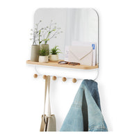 Estique Mirror with Hooks