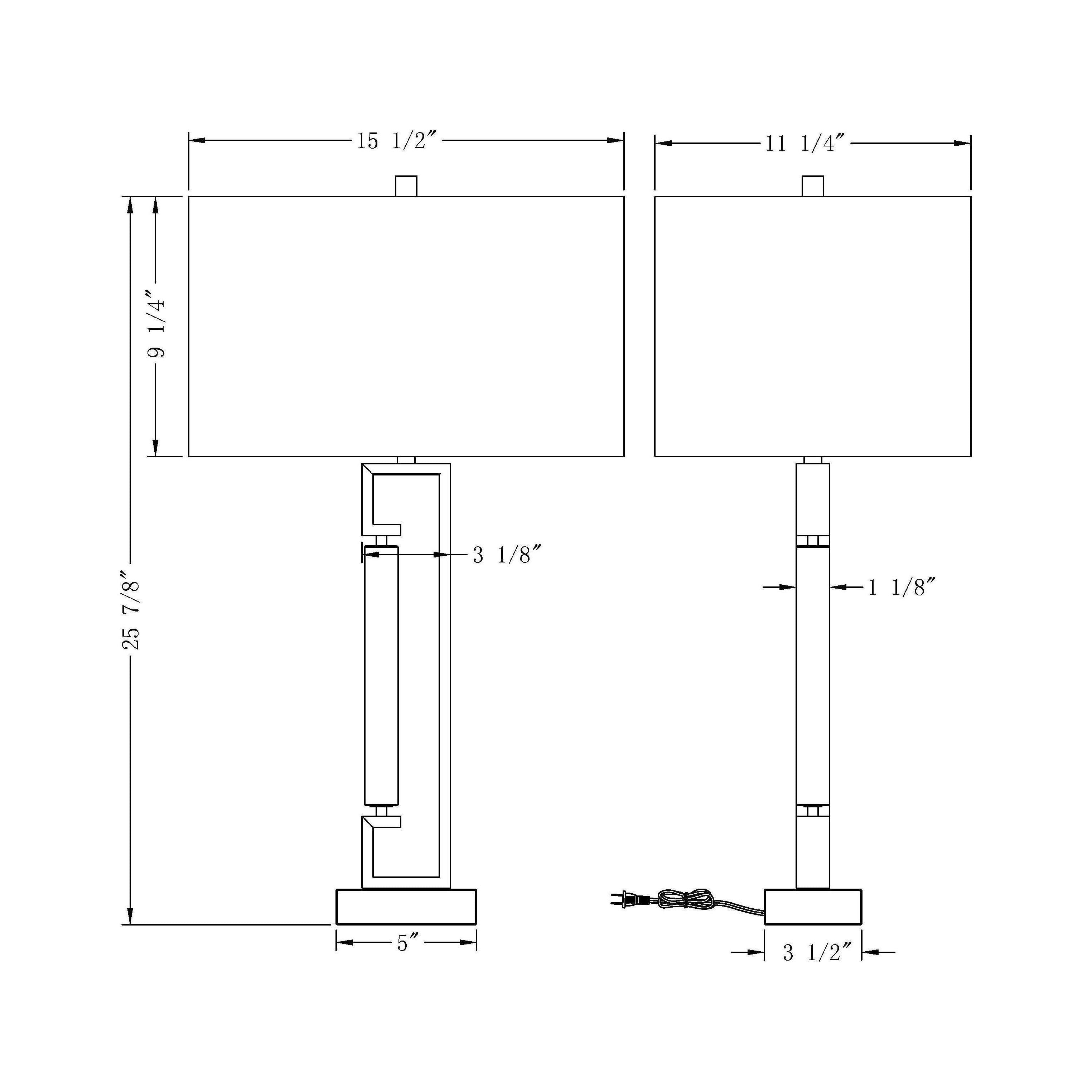 Flow Decor - Juliette Table Lamp - Lights Canada