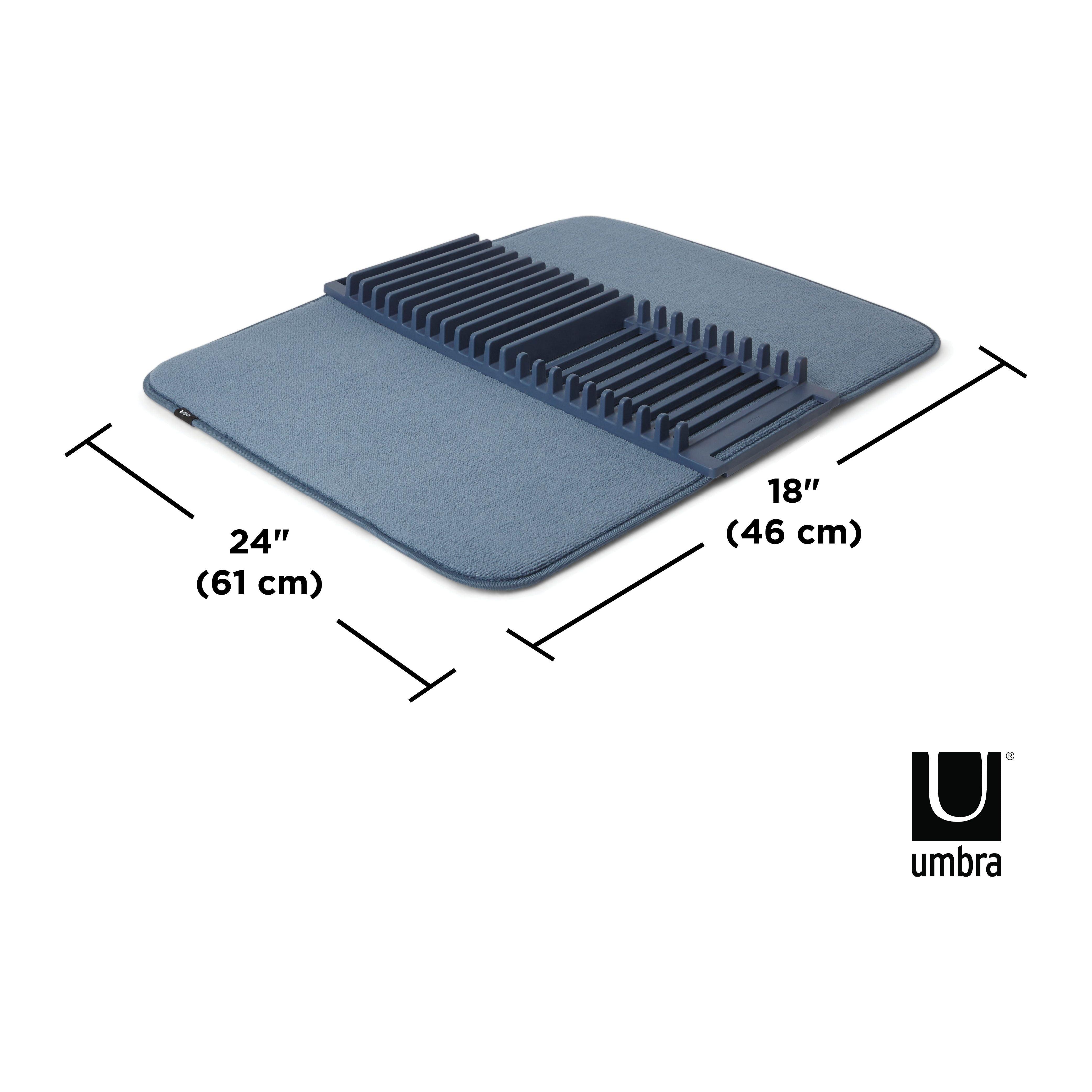 Umbra - UDry Dish Rack with Drying Mat - Lights Canada