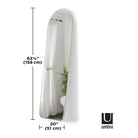 Umbra - Hubba Arched 20x62" Mirror - Lights Canada
