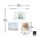 Umbra - Exhibit 8x10 Picture Frames (Set of 3) - Lights Canada