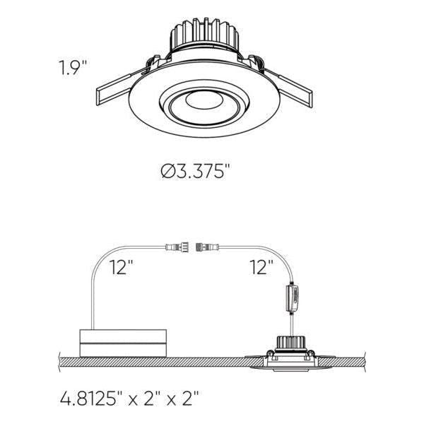 DALS - Recessed Led Gimbal Light - Lights Canada