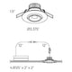 DALS - Recessed Led Gimbal Light - Lights Canada