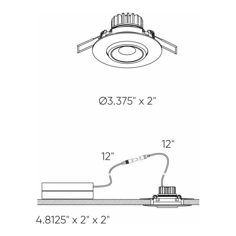DALS - Recessed Led Gimbal Light - Lights Canada