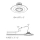 DALS - Round Recessed Led Gimbal Light - Lights Canada