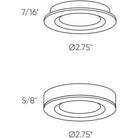 DALS - 2-in-1 LED plastic puck light - Lights Canada