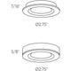 DALS - 2-in-1 LED plastic puck light - Lights Canada