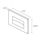 DALS - Recessed Horizontal Led Step Light - Lights Canada
