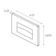 DALS - Recessed Horizontal Led Step Light - Lights Canada