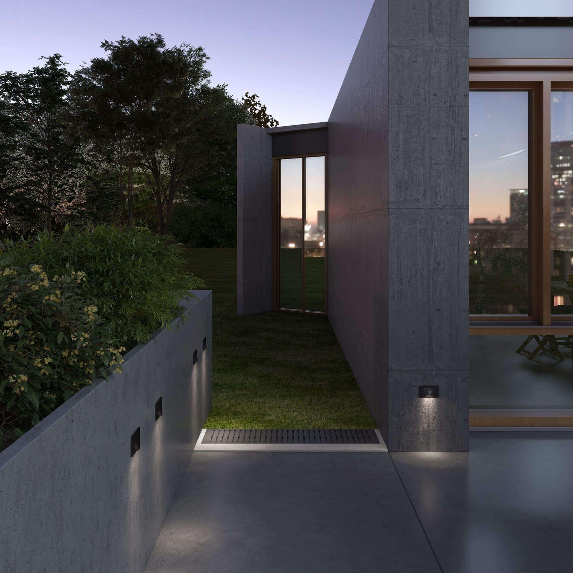 DALS - Recessed Horizontal Led Step Light - Lights Canada