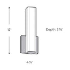 DALS - 12" CCT Glass LED Vanity Light - Lights Canada