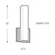 DALS - 12" CCT Glass LED Vanity Light - Lights Canada