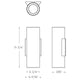 DALS - Round Adjustable Led Cylinder Sconce - Lights Canada