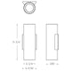 DALS - Round Adjustable Led Cylinder Sconce - Lights Canada