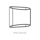 DALS - Oval Up/Down Led Wall Sconce - Lights Canada