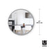 Umbra - Hub Decorative Round Wall Mirror - Lights Canada