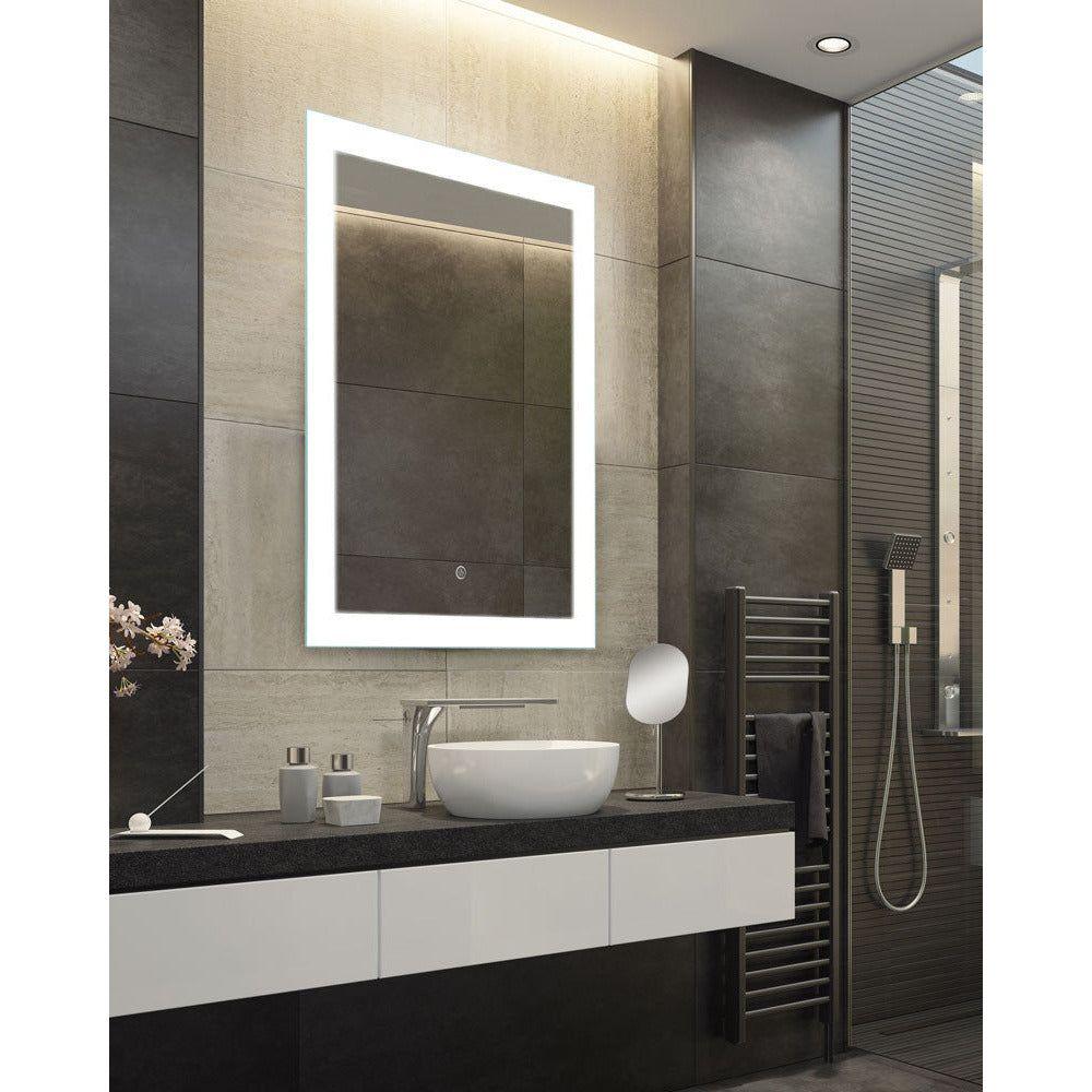 Canarm - LED Square Lighted Mirror - Lights Canada