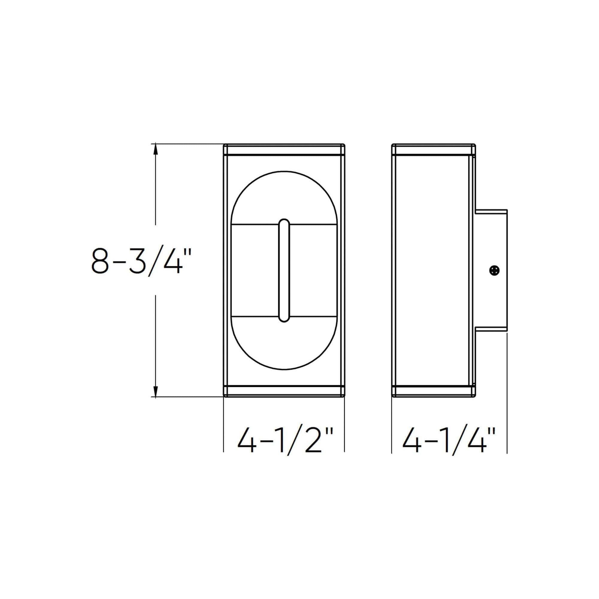 DALS - 8" LED Vertical Wall Sconce - Lights Canada