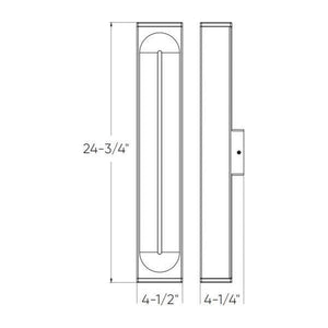 DALS - 24" LED Vertical Wall Sconce - Lights Canada