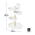 Umbra - Pirouette Cosmetic Organizer - Lights Canada