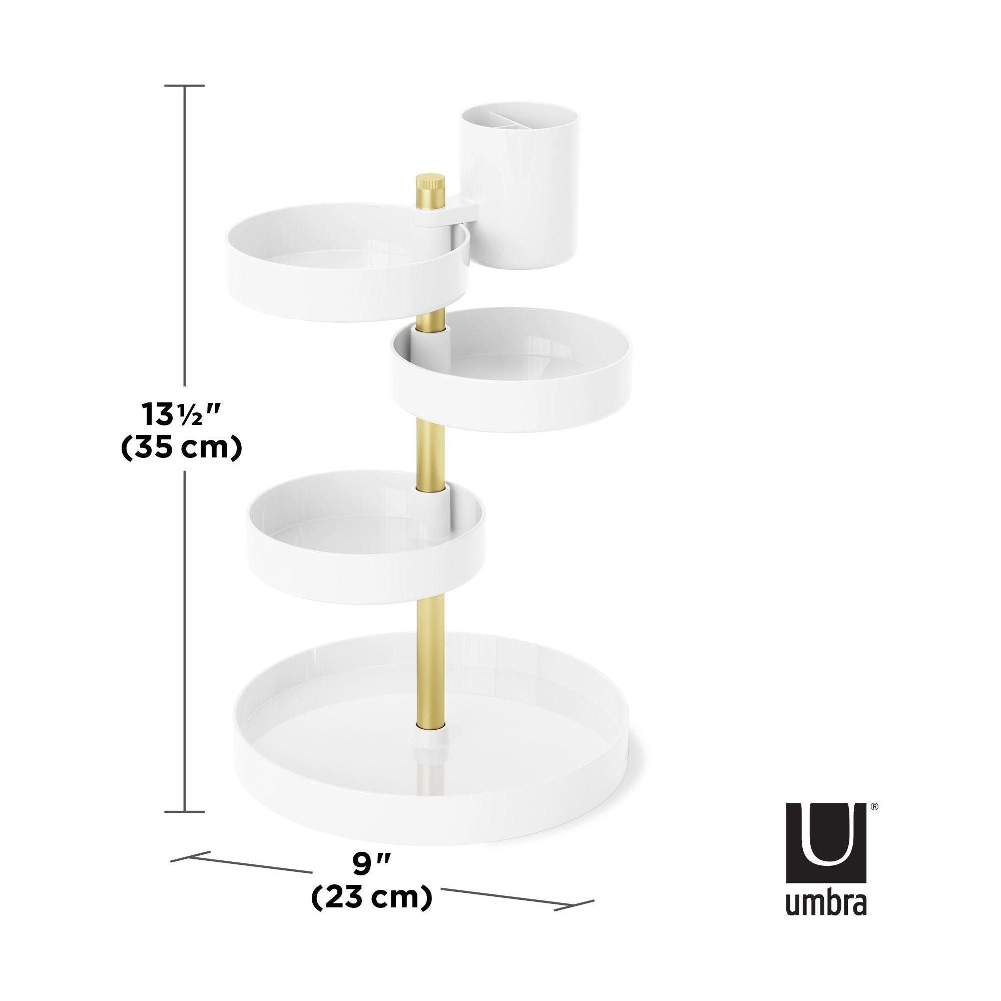 Umbra - Pirouette Cosmetic Organizer - Lights Canada