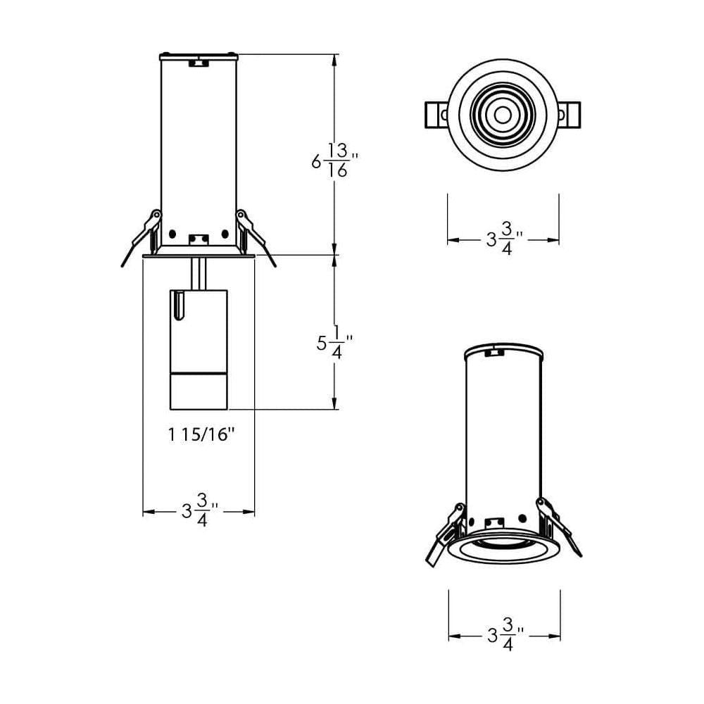 DALS - Recessed Light With Adjustable Head - Lights Canada