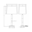 Flow Decor - Moreno Table Lamp - Lights Canada