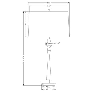 Flow Decor - Morrison Table Lamp - Lights Canada