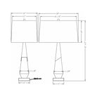 Flow Decor - Nathan Table Lamp - Lights Canada