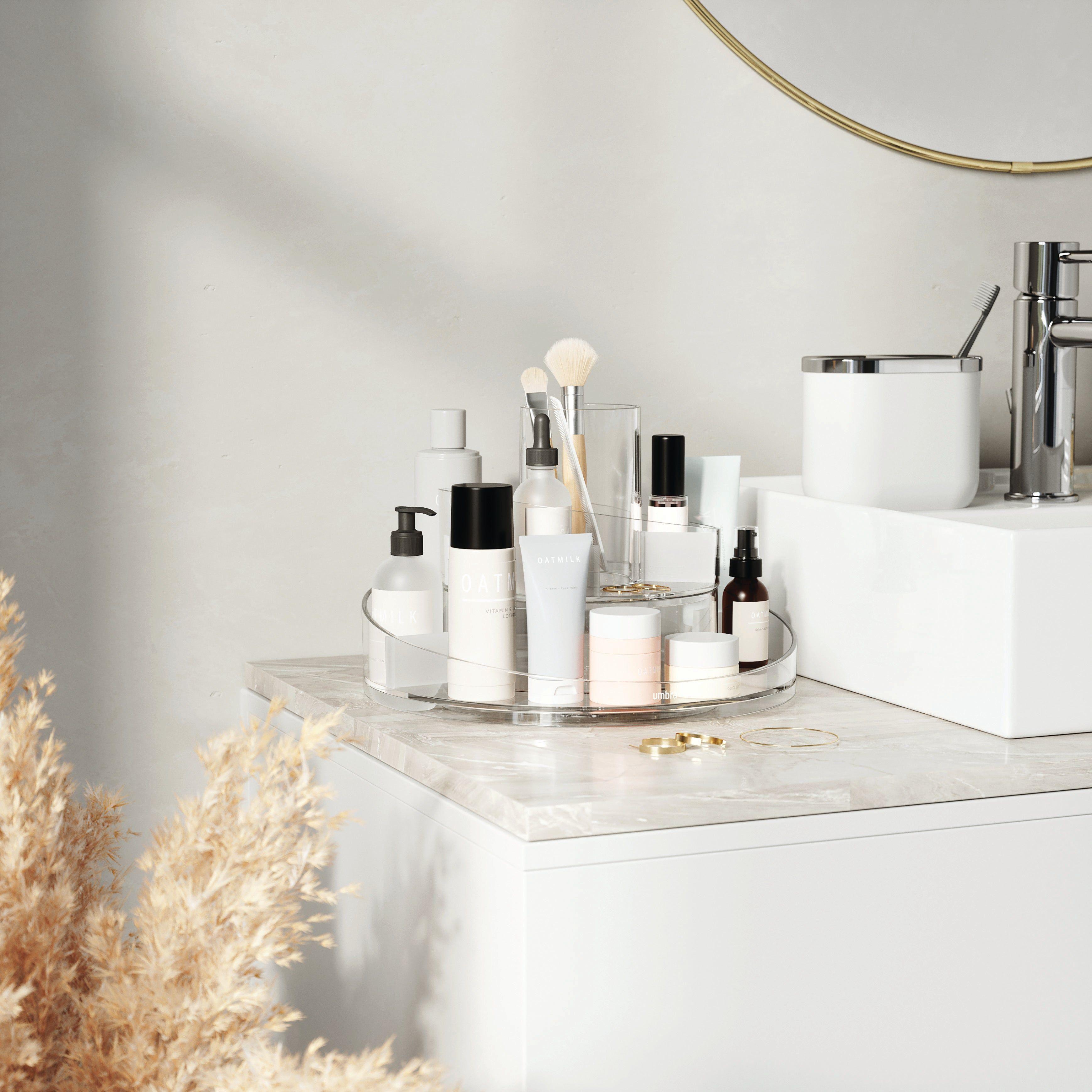Umbra - Cascada Rotating Cosmetics Organizer - Lights Canada