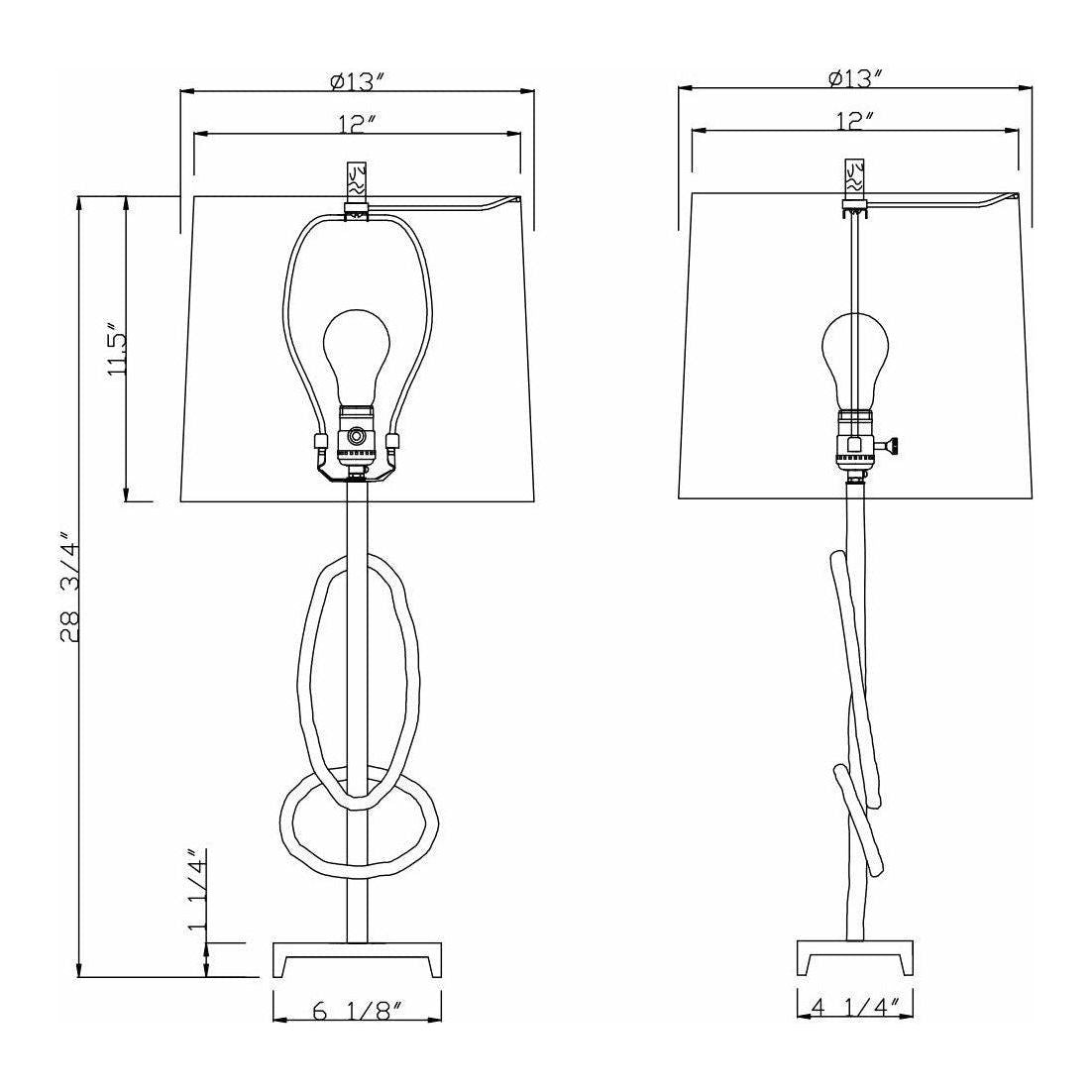 Flow Decor - Nora Table Lamp - Lights Canada