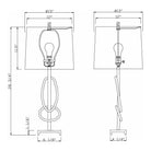 Flow Decor - Nora Table Lamp - Lights Canada