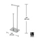Umbra - Cappa Toilet Paper Holder & Reserve - Lights Canada