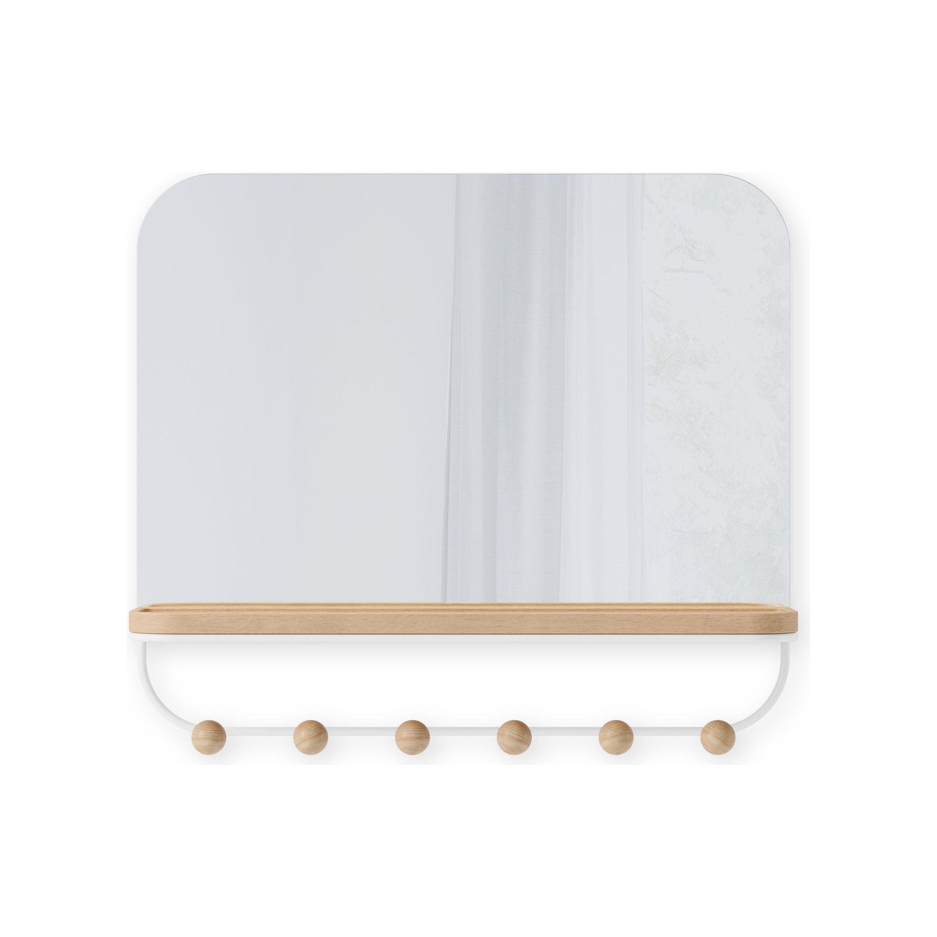 Umbra - Estique Mirror with Hooks - Lights Canada