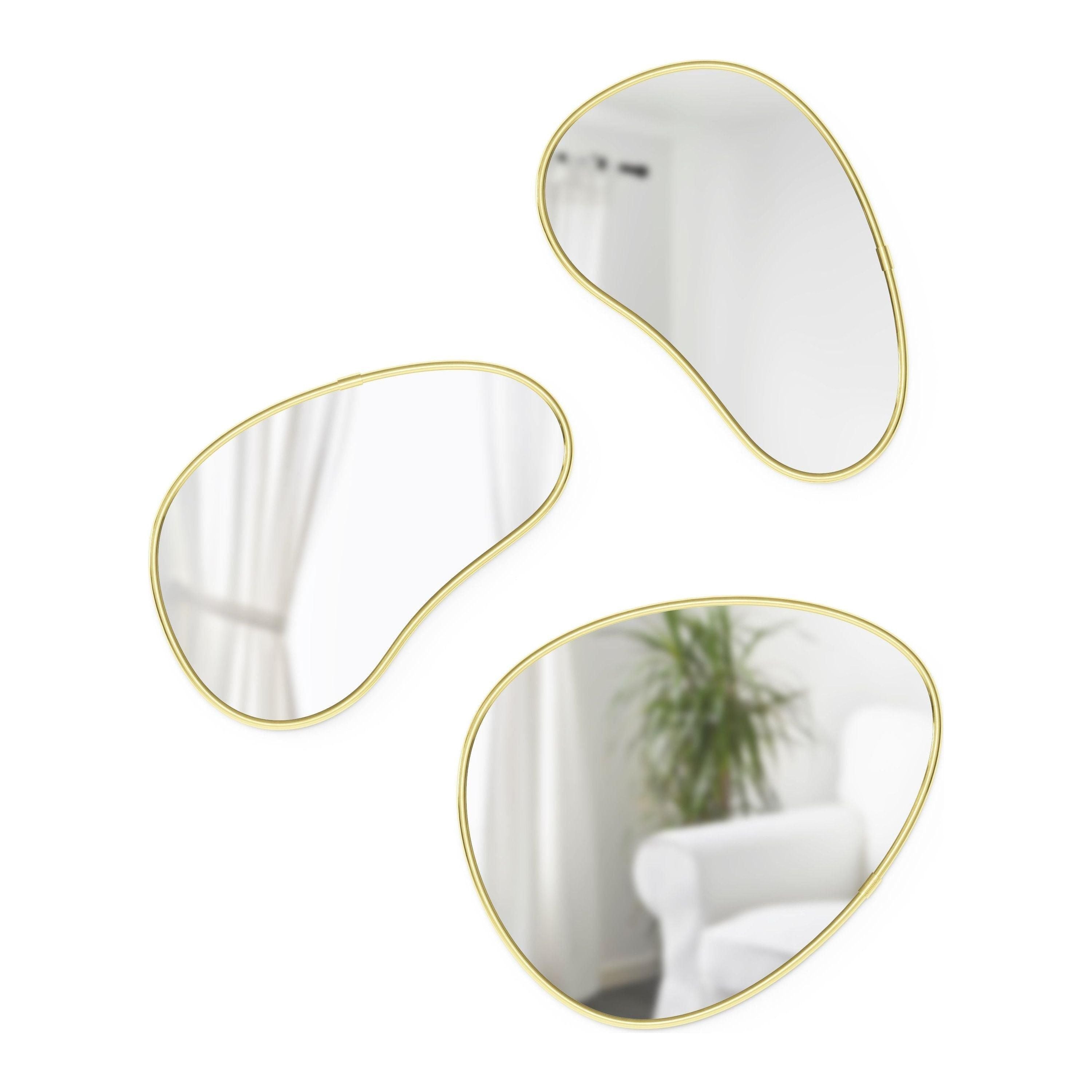 Umbra - Hubba Pebble Mirrors (Set of 3) - Lights Canada