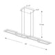 DALS - Geometric Linear Led Pendant Light - Lights Canada
