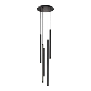 DALS - Round Cct Led Duo-Light Cylinder Pendant Cluster - Lights Canada