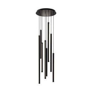 DALS - Round Cct Led Duo-Light Cylinder Pendant Cluster - Lights Canada