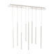 DALS - Square Cct Led Duo-Light Cylinder Pendant Cluster - Lights Canada