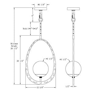 Flow Decor - Pegasus Pendant - Lights Canada