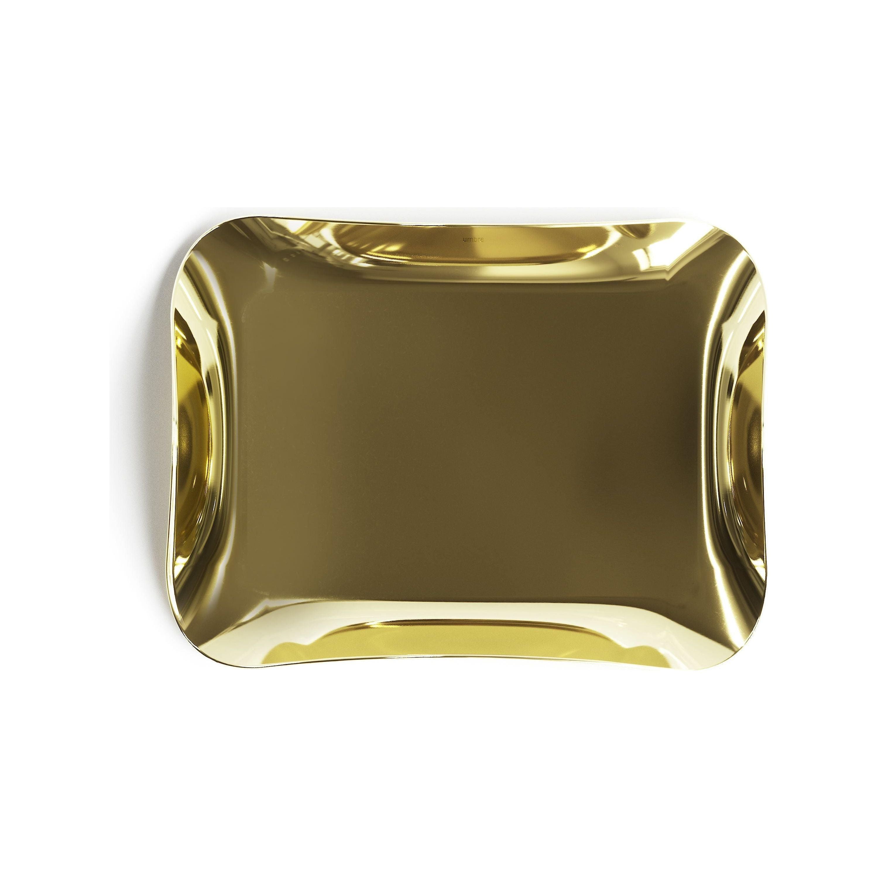 Umbra - Metallic Wave Tray - Lights Canada