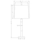 Flow Decor - Poppy Table Lamp - Lights Canada