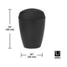 Umbra - Twirla Trash Can 2.4 Gallon (9L) Capacity - Lights Canada